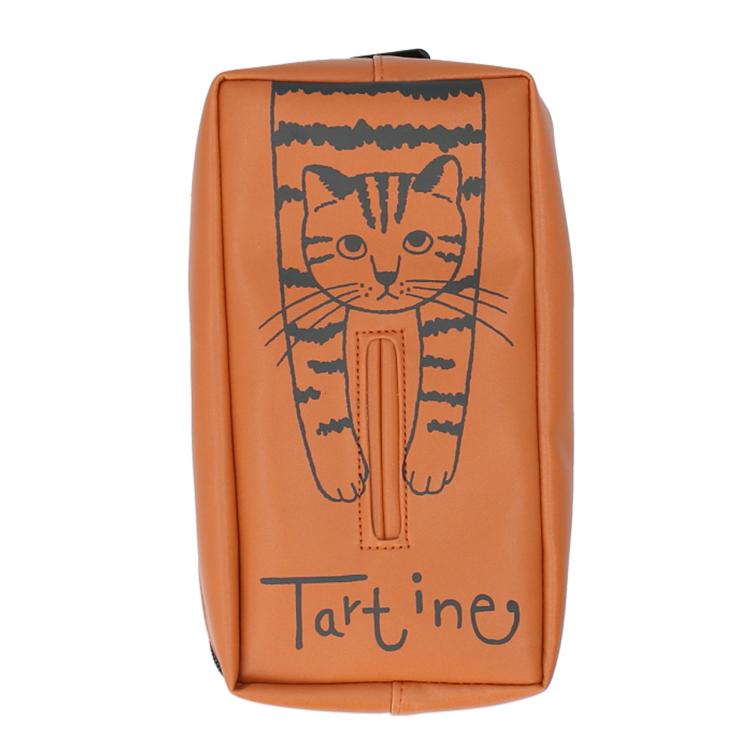 【SALE】 タルティーヌ ティシュケース/ブラウン